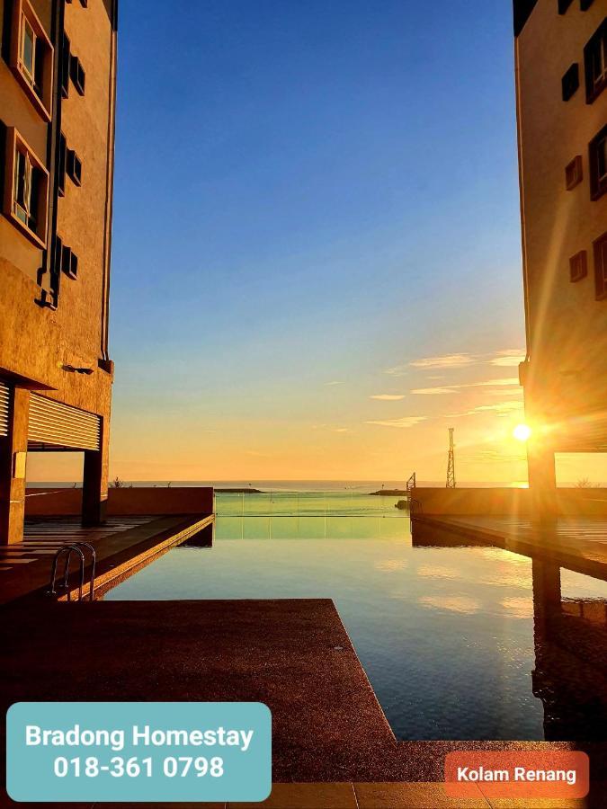Bradong - Musllm Only, 3 Queen Bedrooms, Seaview, Infinity Pool, Gym, Near Drawbridge & Ktcc Mall Homestay Kuala Terengganu