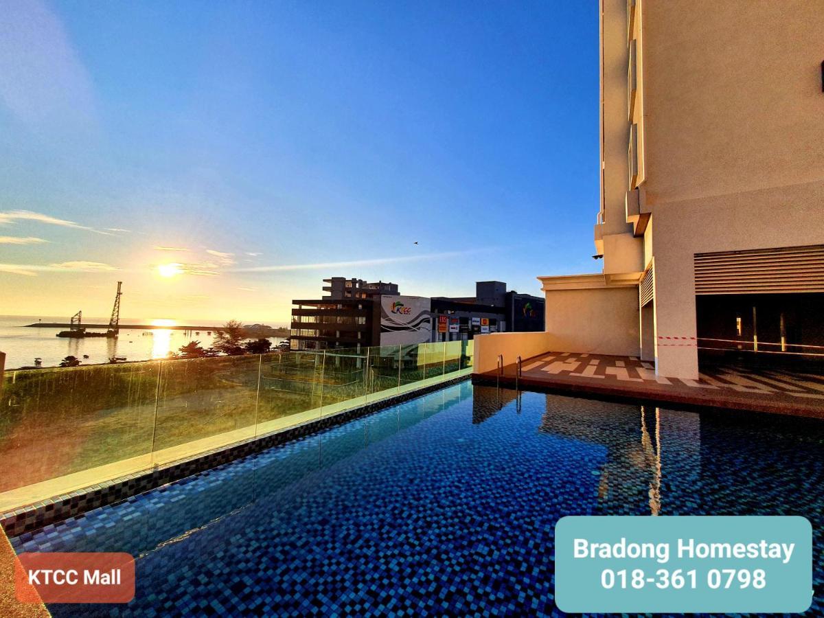 Bradong - Musllm Only, 3 Queen Bedrooms, Seaview, Infinity Pool, Gym, Near Drawbridge & Ktcc Mall Homestay Kuala Terengganu